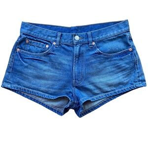 BDG Urban Outfitters Essential Short Mid Rise Denim Cutoff Shorts Blue 28W